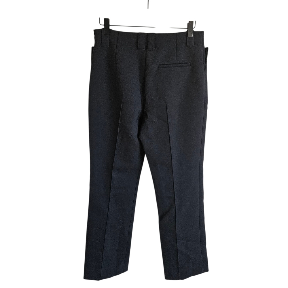 The Row Black Straight Leg Button Pocket Trouser Pants - Picture 2 of 9